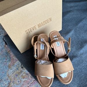 STEVE MADDEN Women's Welsh Wedge Sandals